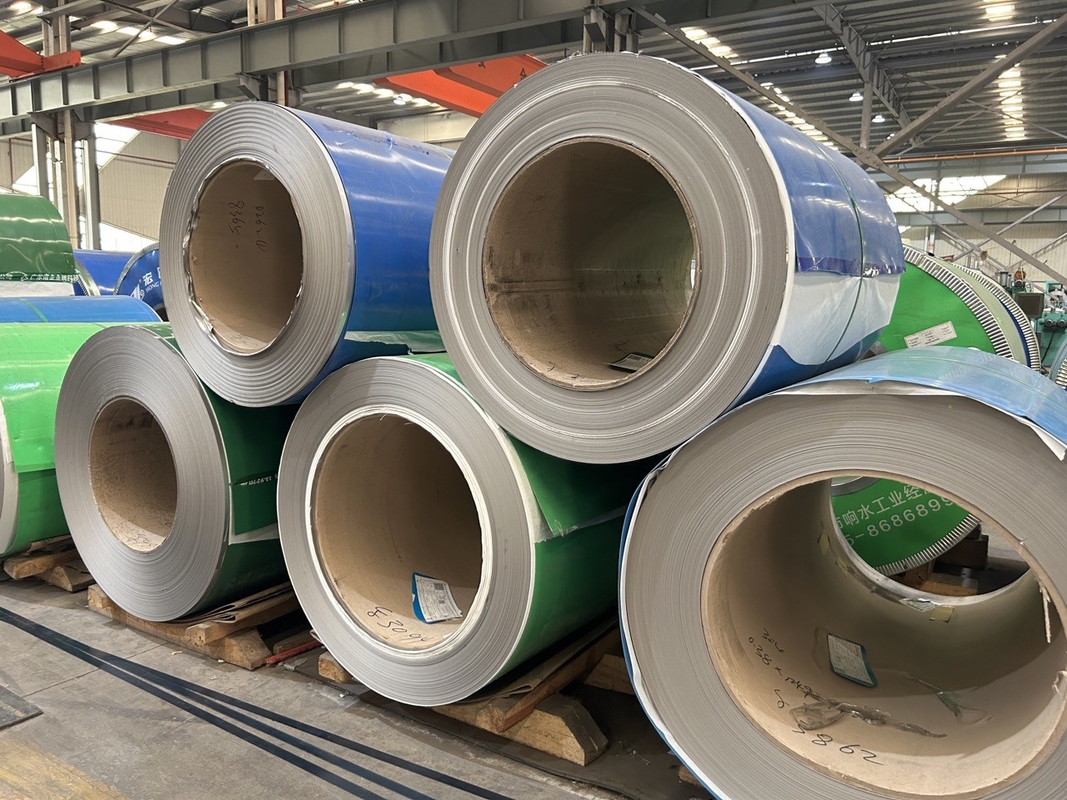 ASTM A167 310S কোল্ড রোল্ড স্টিলের কয়েল 0.3 মিমি - 20 মিমি পুরুত্ব BA 2K সমাপ্ত